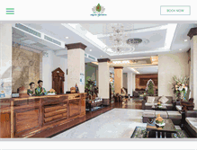 Tablet Screenshot of greenpalacehotel.com